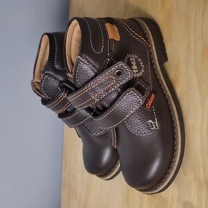 Coloso Brown Boys Leather Boots